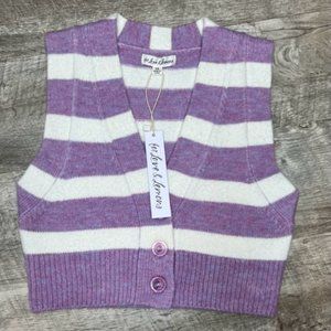 NWT Maud Crop Sweater Vest by For Love & Lemons